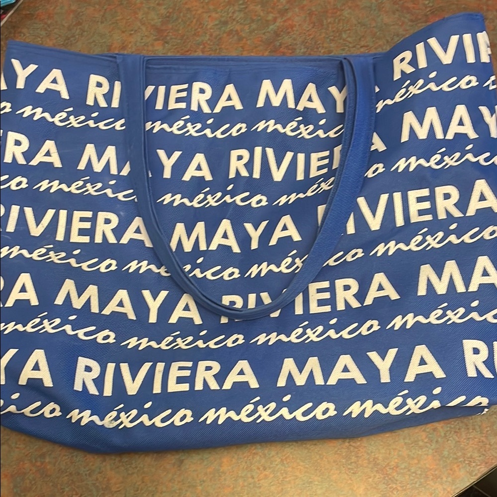 Riviera Blue Tote Bag